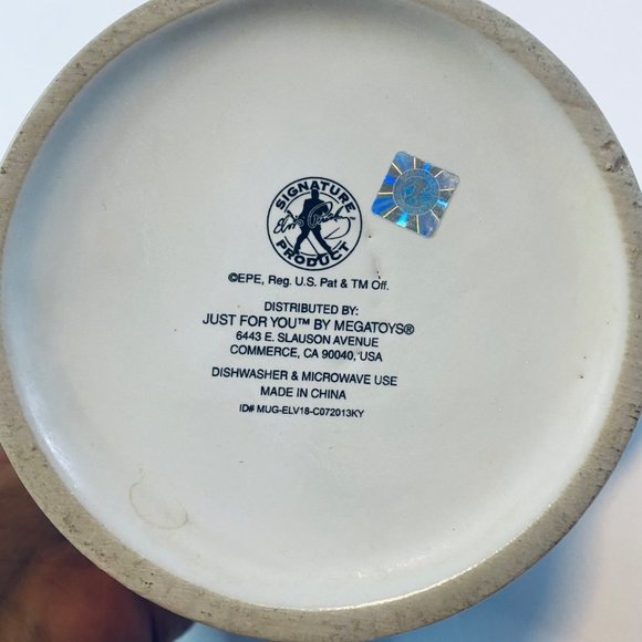 JUST FOR YOU ELVIS PRESLEY SIGNATURE PRODUCT COLLECTIBLE MUG - Picture 7 of 7